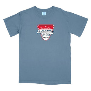 Buzzards Bay Basins Blue Comfort Color Short Sleeve Shirt