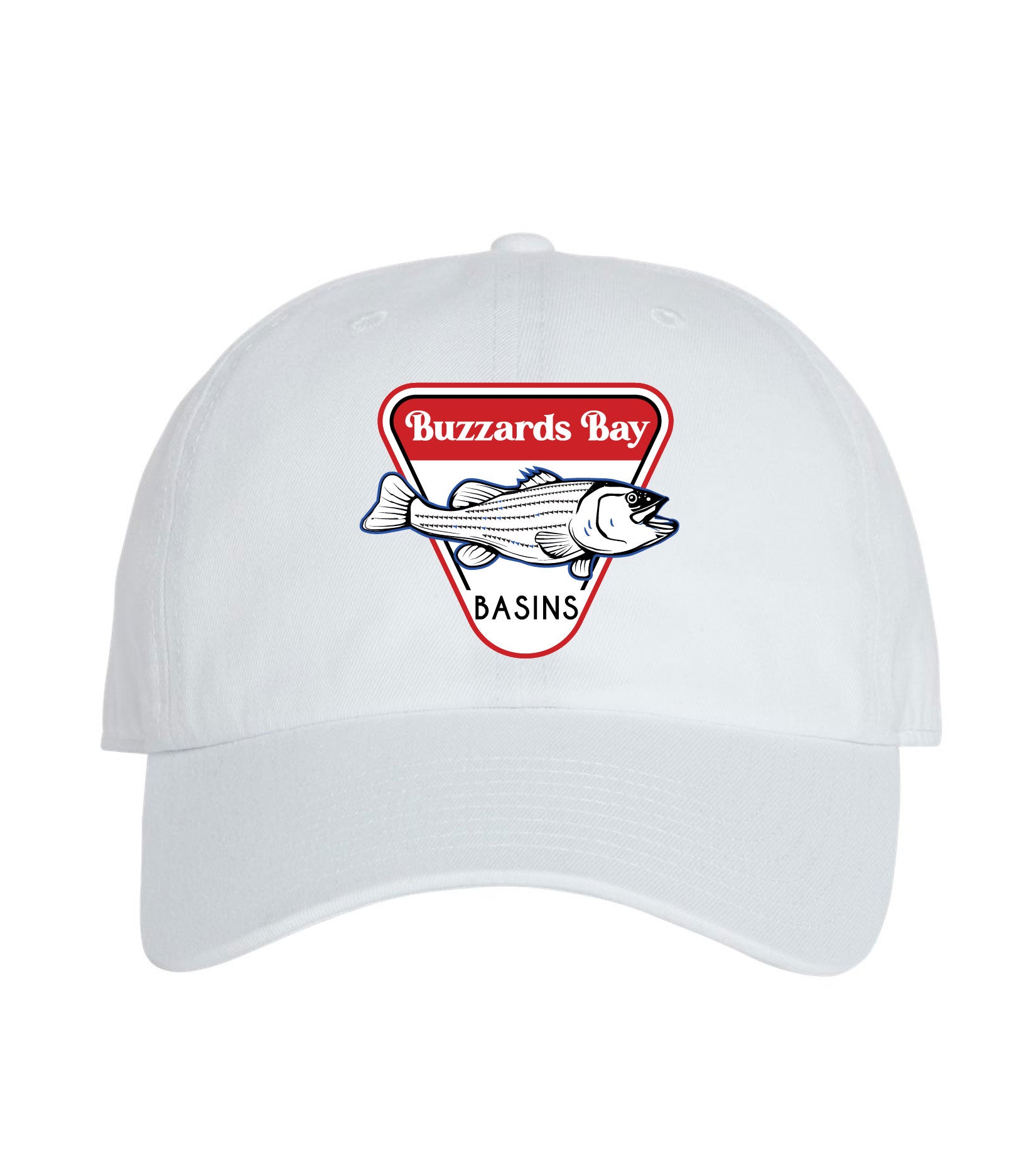 Buzzards Bay Basins Relaxed Fit Clean up Cap-White