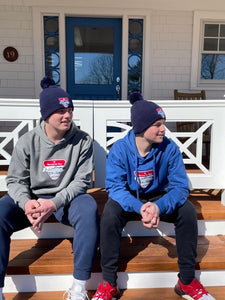 Buzzards Bay Basins Navy POMPOM Hat
